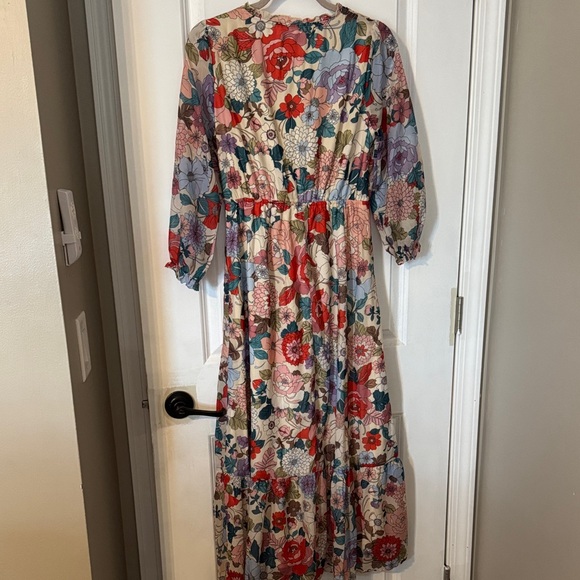 Kris Ashley and go Floral chiffon midi dress - Picture 6 of 6